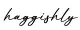 单词haggishly书写