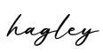 单词hagley书写