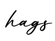 单词hags书写