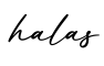 单词halas书写