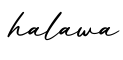 单词halawa书写