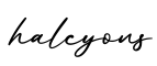 单词halcyons书写
