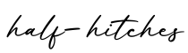 单词half-hitches书写