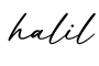 单词halil书写