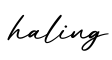 单词haling书写