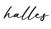 单词halles书写