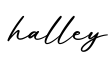 单词halley书写
