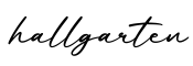 单词hallgarten书写