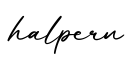 单词halpern书写