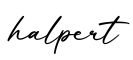 单词halpert书写