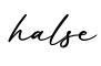 单词halse书写