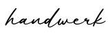 单词handwerk书写