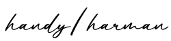 单词handy/harman书写