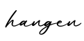 单词hangen书写