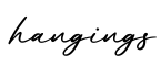 单词hangings书写