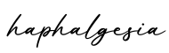 单词haphalgesia书写