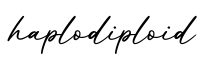 单词haplodiploid书写