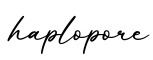 单词haplopore书写