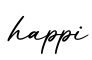 单词happi书写