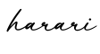 单词harari书写