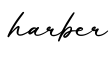 单词harber书写