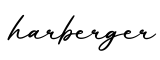 单词harberger书写