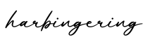 单词harbingering书写