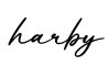 单词harby书写