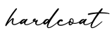 单词hardcoat书写
