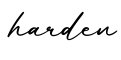 单词harden书写