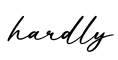 单词hardly书写