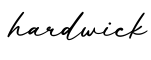 单词hardwick书写