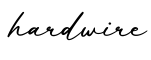单词hardwire书写