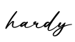 单词hardy书写