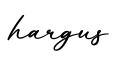 单词hargus书写