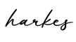 单词harkes书写