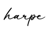 单词harpe书写