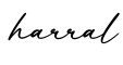单词harral书写