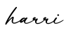 单词harri书写