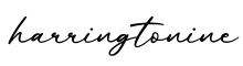 单词harringtonine书写