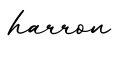 单词harron书写