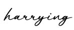单词harrying书写