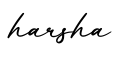 单词harsha书写