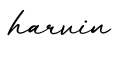 单词harvin书写