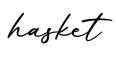 单词hasket书写
