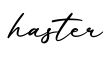 单词haster书写
