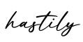 单词hastily书写