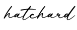 单词hatchard书写