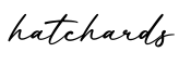 单词hatchards书写