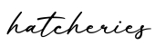 单词hatcheries书写